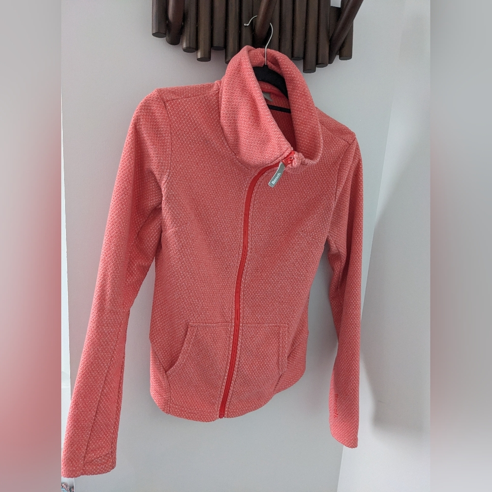 Bench Women's Coral Textured Zip-Up Jacket - Size US S